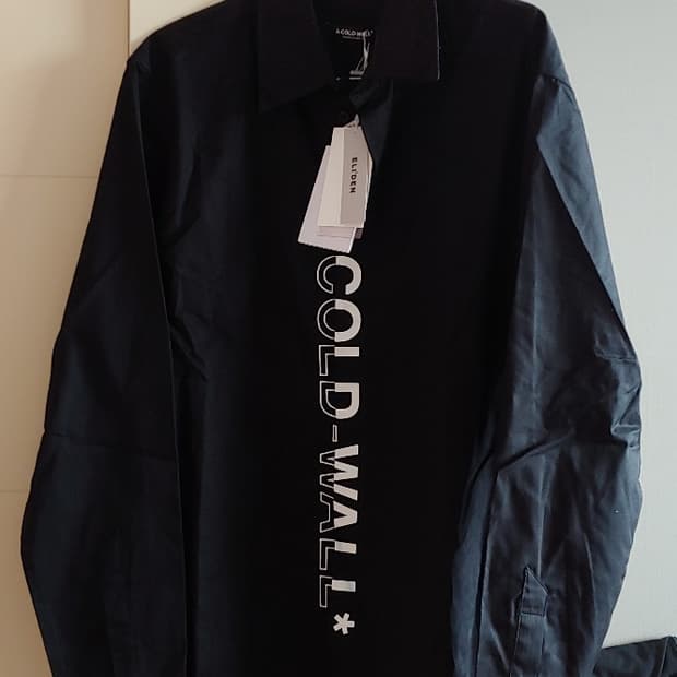 어콜드월 셔츠 블랙 정품 신품 avw
