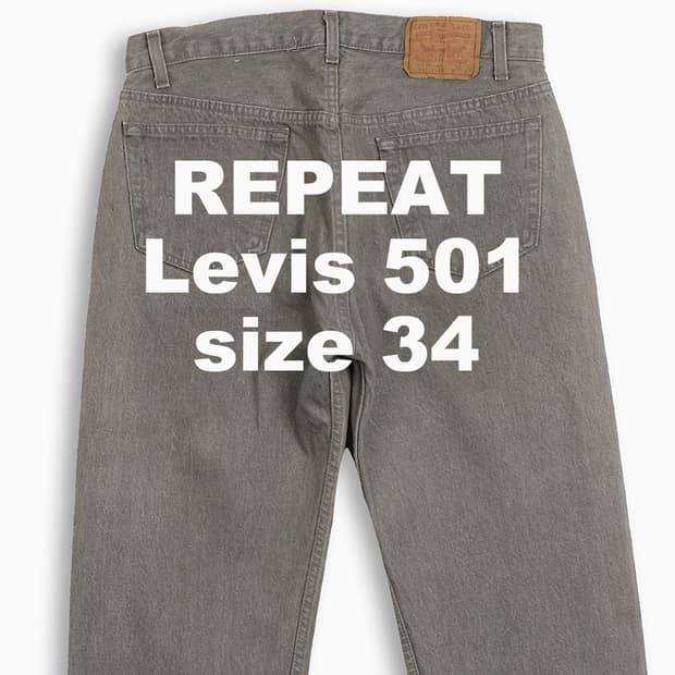 빈티지 리바이스 501 80s USA 34 인치 LV50136505