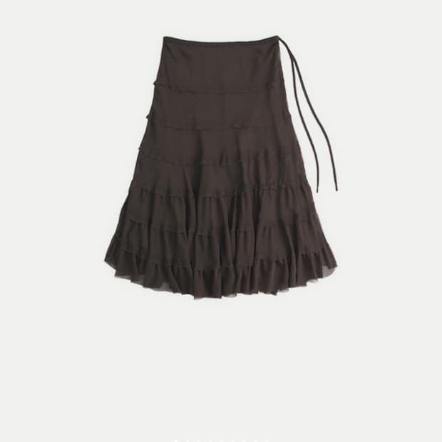 colocynth NORA SHIMMERING SKIRT NUT BROW