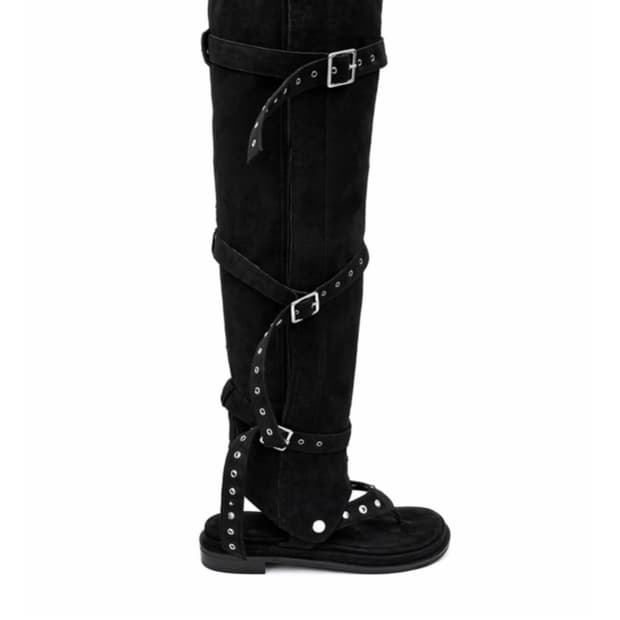 게이트리스 TOE POST THIGH HIGH BOOTS [LOW]