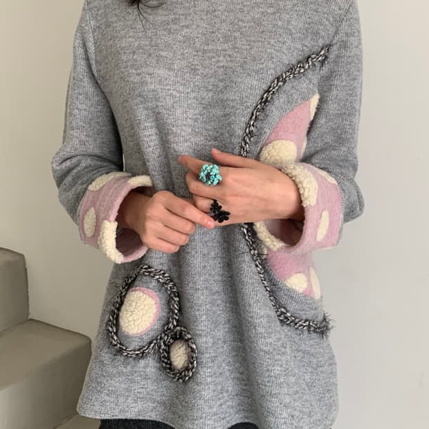 jpn 곰팡이st 니트