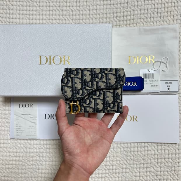 (풀구성) 디올 오블리크 새들 카드지갑