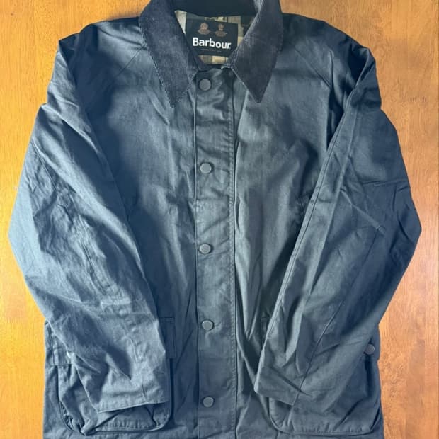 바버 애쉬비 자켓 XL (블랙) / 왁스감 거의 없음 / 상태 좋음