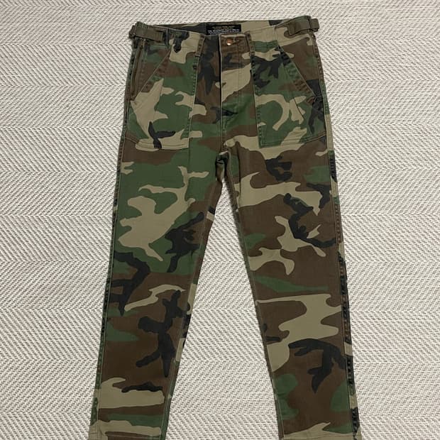 SLING 카모플라주 워크 팬츠