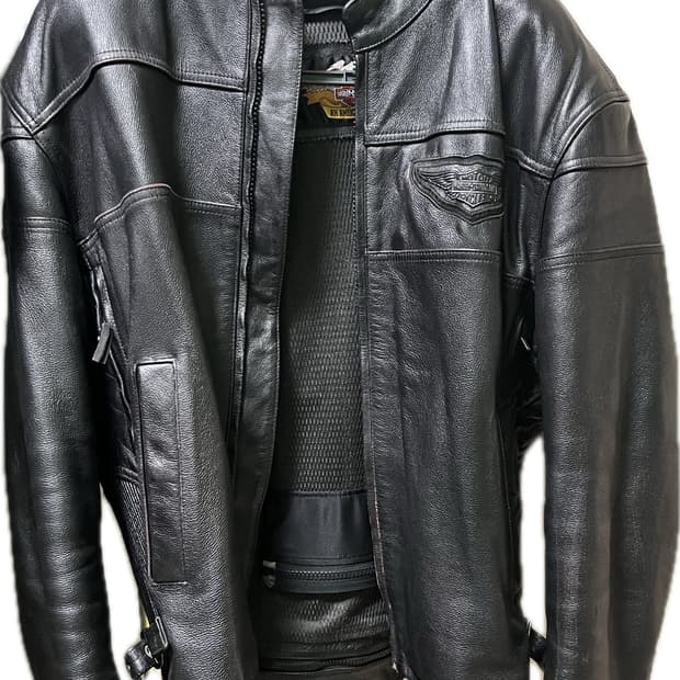 [110] 할리데이비슨 가죽 리얼레더 싱글 라이더 자켓 