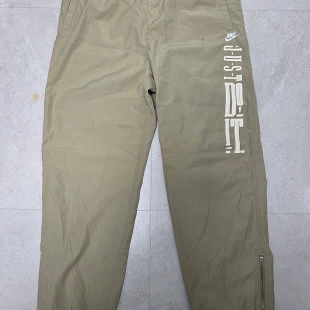 [92년산] 나이키 올드스쿨 JUST DO IT 사이드 로고 조거 팬츠