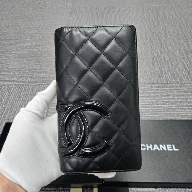 [특가][정품]샤넬 깜봉 장지갑
