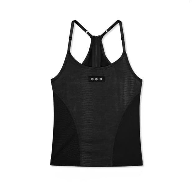 보니앤키예 Back Zip Mesh Tank