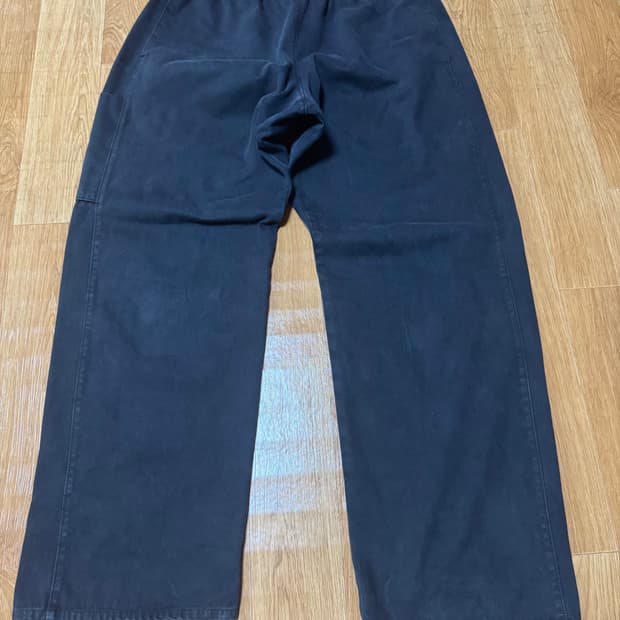 이지 갭 엔지니어드 바이 발렌시아가 사틴 카고 팬츠 블랙