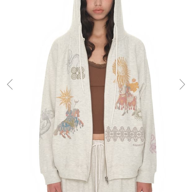 투머치택스 와플 TAROT WAFFLE ZIPUP HOODIE PANTS