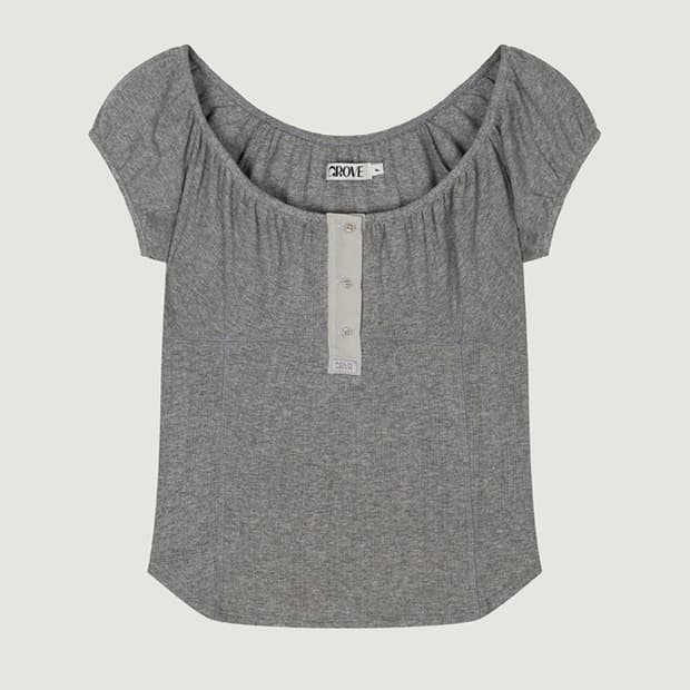 Grove 그로브 JOEY U-NECK TOP