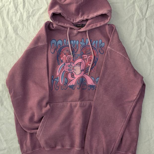 꼼파뇨 CPGN 버니 기모 오버핏 후드