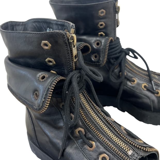 알렉산더 왕 머트 레이스 지퍼 부츠