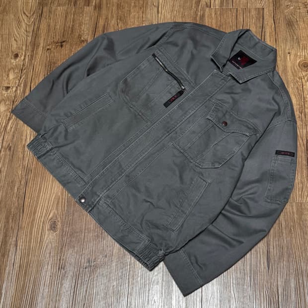 일본 워크웨어 빈티지 그레이 자켓
