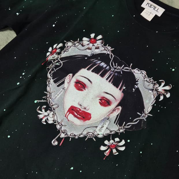 Kidill 키딜 걸페이스 반팔 티셔츠