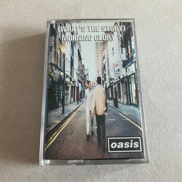90년대 오아시스 Oasis 2집 모닝글로리 라이센스 초판 카세트테이프