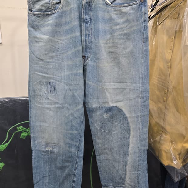 데드스탁 새상품 LVC 1890 501 홈런진 34사이즈