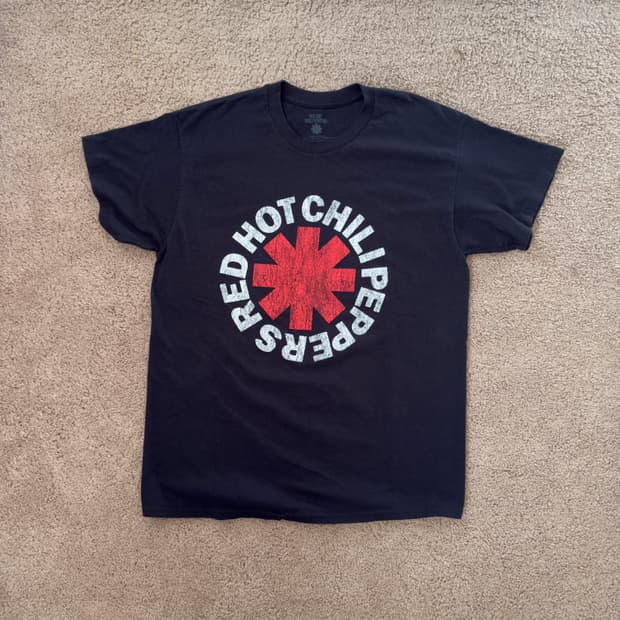 빈티지 레드핫칠리페퍼스 공식 티셔츠 밴드티