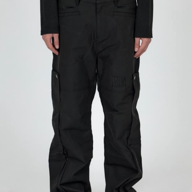 교환) MPa MULTI PANEL CARGO PANTS (BLACK)
