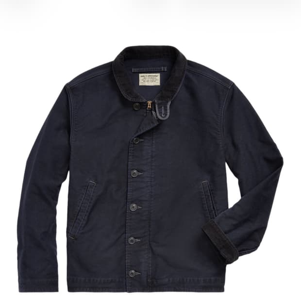 더블알엘 네이비 코듀로이 자켓 L