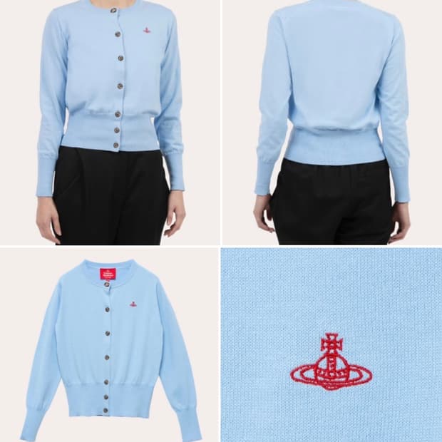 비비안 웨스트우드 레드라벨 가디건 새상품 (쇼핑백 포함)