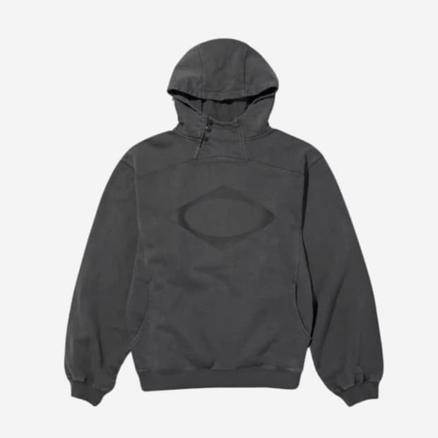 미스치프 롬버스 버튼업 후드 후디