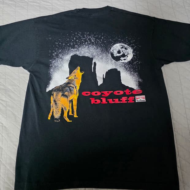 [XL] 90s 빈티지 말보로 프로모 티셔츠 코요테 VER 굿컨디션