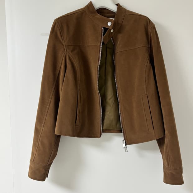 라퍼지아워우먼 스웨이드 자켓