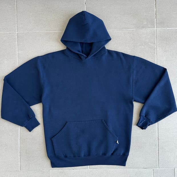 90s 빈티지 러셀 후드 네이비 L USA