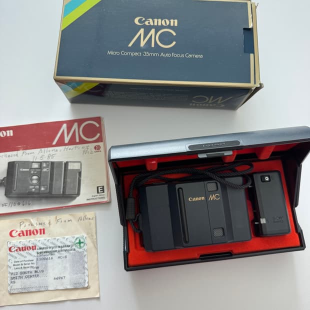 *박스A급* 캐논 Canon MC(Micro Compact) 필름 카메라