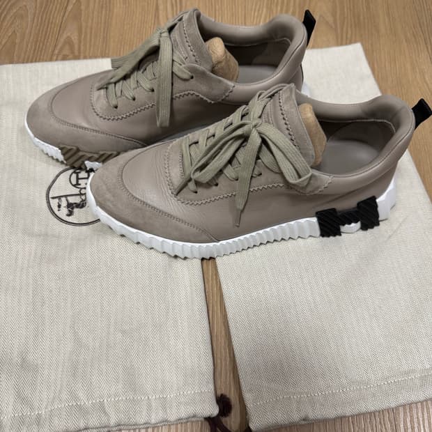 에르메스 보운싱 스니커즈 41 / 베이지 / 2회 착용 / A+