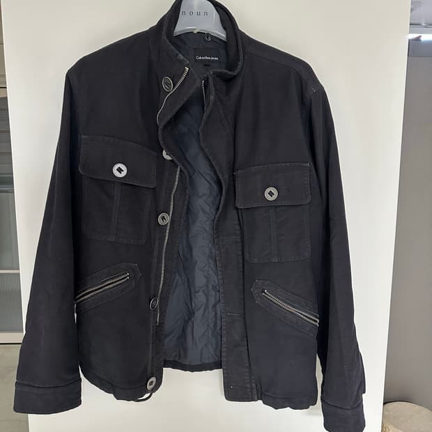 캘빈클라인 퀄팅 자켓 M