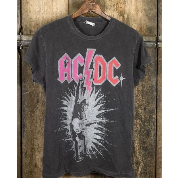 메이드원 madeworn acdc 반팔 티셔츠 S