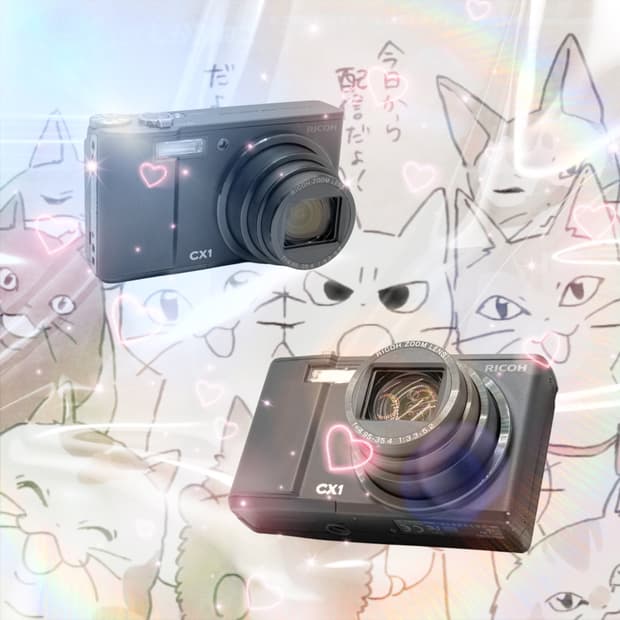 [필름색감!] 리코 CX1 블랙 디지털카메라