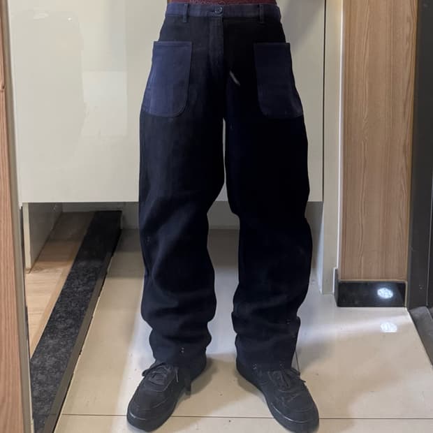 꼼데가르송 셔츠 비대칭 팬츠