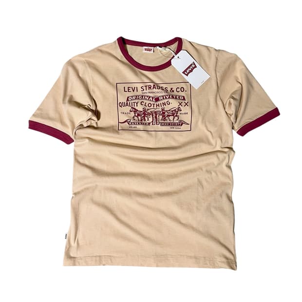 (새상품) 리바이스 L.V.C 한정판 웨스턴 반팔티M