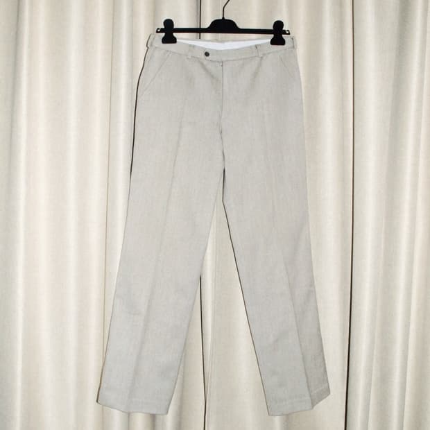 JACQUES PERNET Wool No-tuck Pants