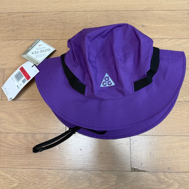 [L] 나이키 acg 고어텍스 goretex 버킷햇 모자 퍼플