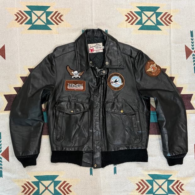 70s Sears usa A2 leather / 씨어스 레더 자켓