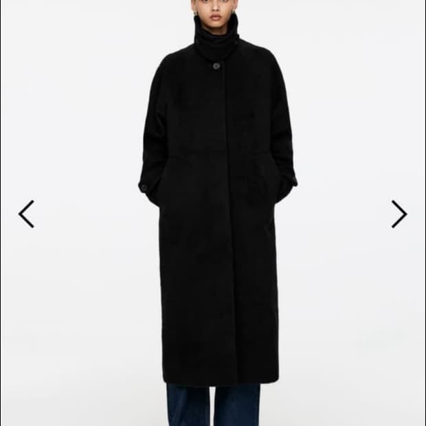 구해요)아르켓 오버사이즈 울 코트 32/34