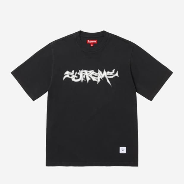 Supreme Mental S/S Top Black - 25SS 정품