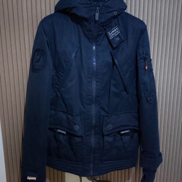 M 슈퍼드라이 이중지퍼 방한 파카 패딩