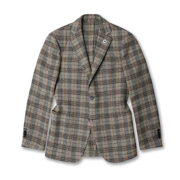 라르디니 [Lardini] 빈티지 댄디 체크 이태리 클래식 캐주얼 자켓