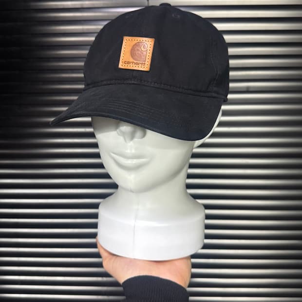 칼하트 오데사 캔버스 볼캡 블랙 빈티지 야구 모자 워크 웨어 아메카지