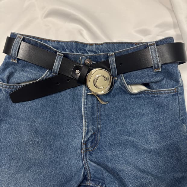 알렉산더 맥퀸 빅 버클 벨트