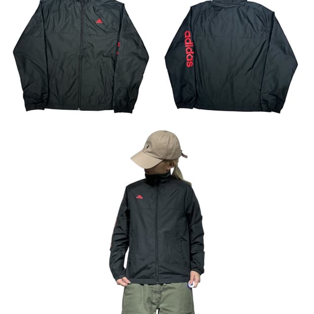 아디다스 블랙 핑크 스펠아웃 트랙탑 져지 S