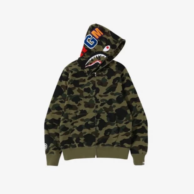 BAPE 베이프 샤크 카모 후드집업 판매합니다