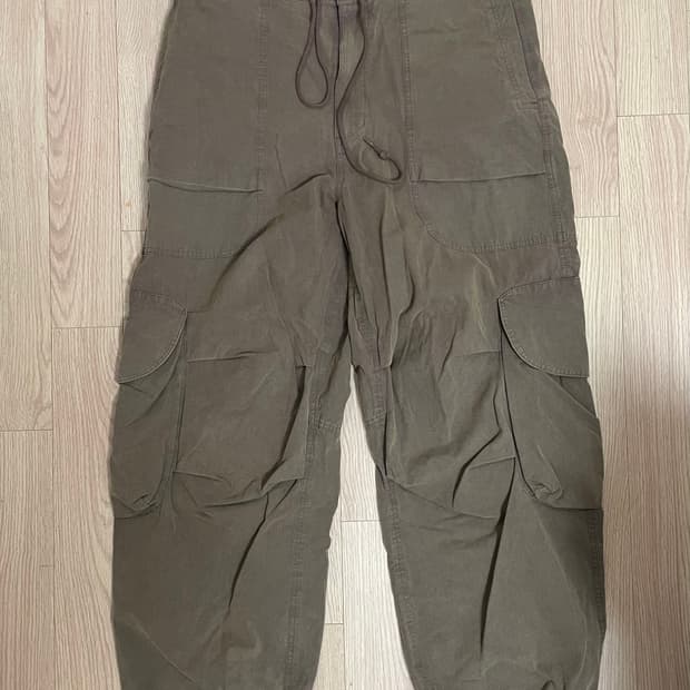 엔타이어스튜디오 브라운 코튼 카고 팬츠 M