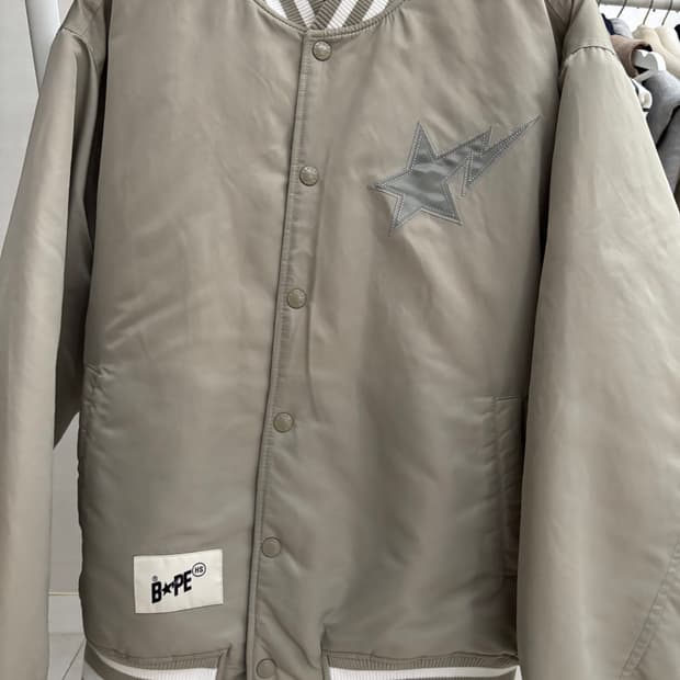 베이프 바시티 자켓 