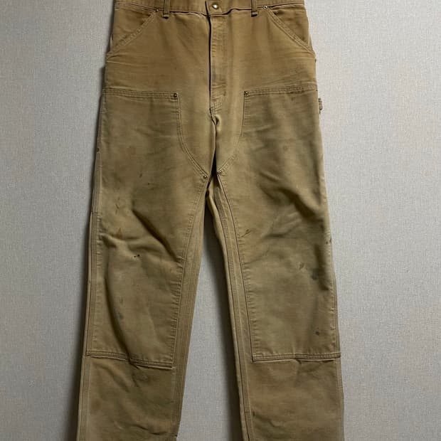 USA 빈티지 칼하트 더블니 36x36